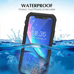 Waterproof Case For Iphone Xr, Full Body Cover With Built-In Screen Protector