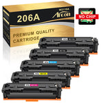 5 Color Toner Compatible With HP 206A W2110A LaserJet Pro M255dw M283fdw M283cdw