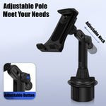 Upgraded Version Universal Adjustable Car Mount Cup Cradle Holder For Cell Phone