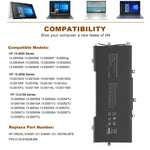 Vr03Xl 45Wh Battery For Hp Envy 13-D 13-D000 13-D010Nr 13-D040Wm 816238-850