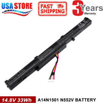 A41N1501 Battery For Asus Rog Gl752Vw G752Vw N552V N552Vx N752Vx Gl752Vw-T4108D