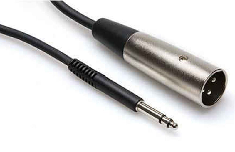 Hosa - TTX-103M - Balanced Male TT/Bantam to Male 3-Pin XLR Cable - 3ft.