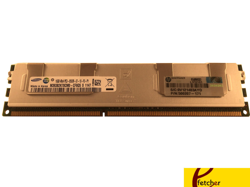 Hp 16Gb Rdimm Ddr3 For Hp Proliant Dl360 G7 Dl380 G7 Dl385 G7 Dl580 G7 Dl585 G7