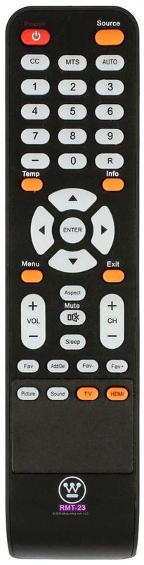 Westinghouse Tv Remote Rmt 23 V2