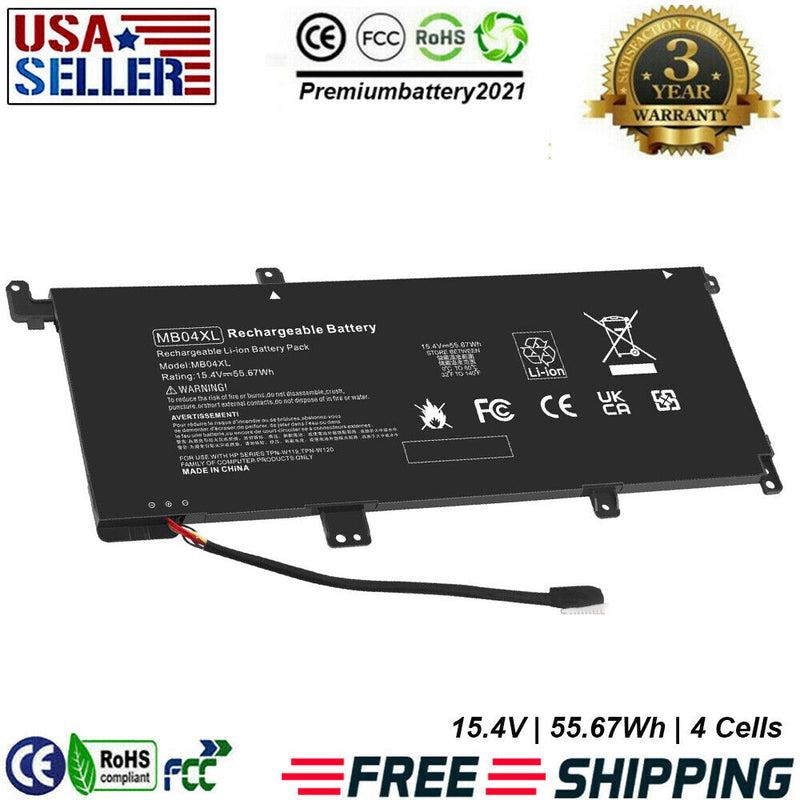 Battery 15.4V 55.67Wh For Hp Envy M6-Aq M6-Aq005Dx Series 844204-850 Mb04Xl