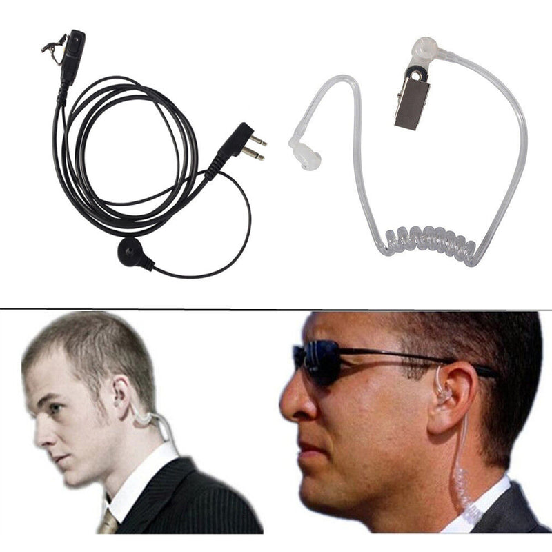 Bodyguard Earpiece Headset Ptt Mic For Motorola Gp3688 2-Way Radio Walkie Talkie