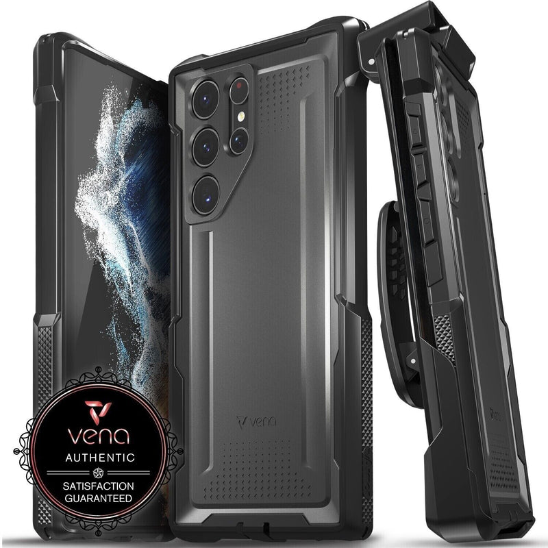 Vena vArmor Holster Belt Clip Kickstand Case For Samsung Galaxy S22 Ultra (6.8")