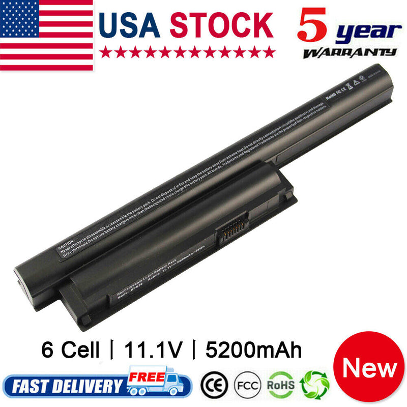 6Cell For Sony Vaio Vgp-Bps26 Vgp-Bpl26 Battery Vgp-Bps26A Pcg-61A12L Pcg-61A13L