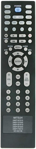 Universal Remote For Mitsubishi Tv Wd-73638 Wd-82838 Wd-73838 Wd-65838 Wd-73738