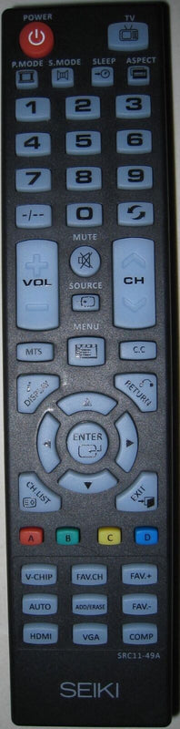 Original Seiki Src11-49A Remote Control Tv Sc322Ti Sc402Tt