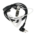 2 Pin Acoustic Tube Headset/Earpiece Mic For Hyt Radio Tc508 Tc505 Tc700