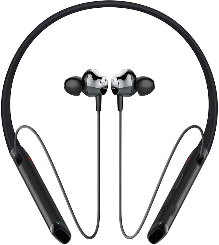 PHILIPS Wireless Bluetooth Neckband Headset Earbuds Vibration Neckband Earphones