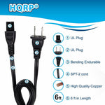 HQRP 6 ft AC Power Cord Mains Cable compatible with Bose COMPANION 3, 5 Speaker