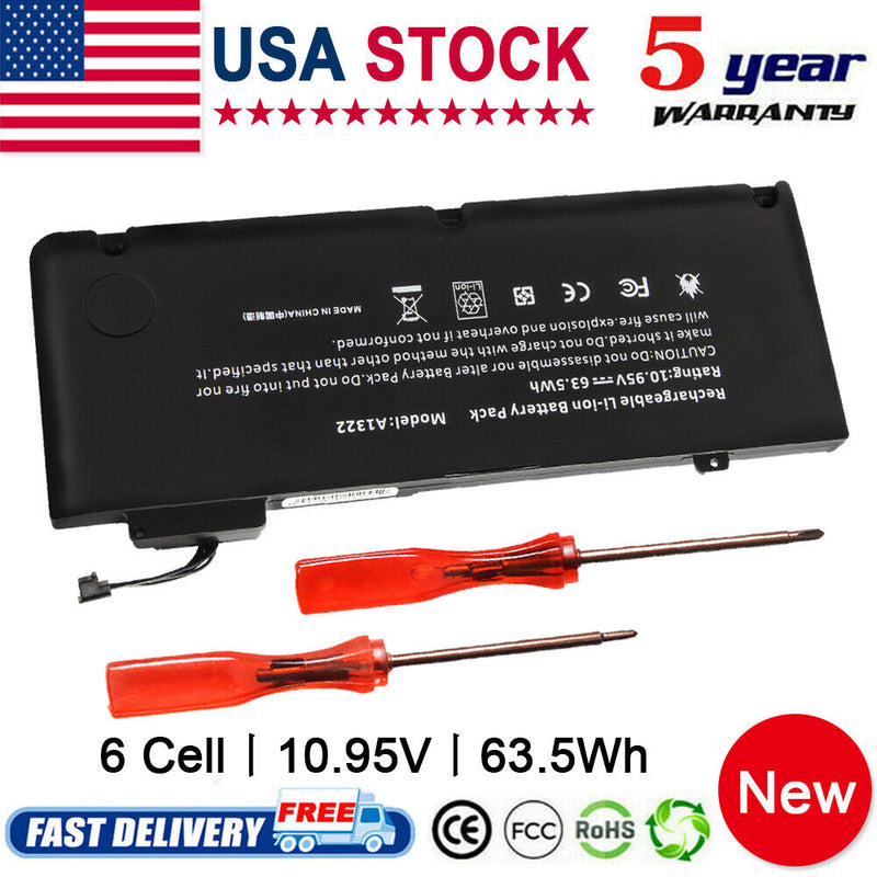 Battery For Apple Macbook Pro 13 Inch A1278 A1322 Mid 2009 2010 Early 2011-12 Cc