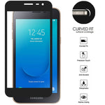 Samsung Galaxy J2 Core Black Tempered Glass Real Shatterproof Screen Protector
