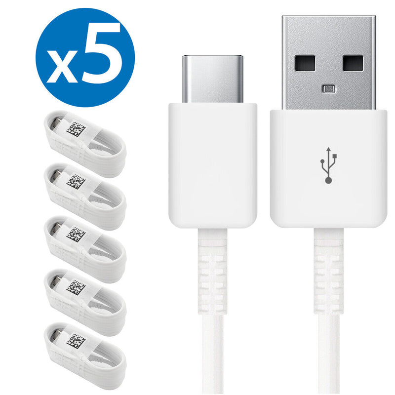 5-Pack OEM Samsung USB Type C Fast Charging Cable Galaxy S8 S9 S10 Plus Note 8 9
