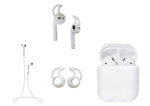 Accessory Pack For Airpods1, 2 Gen (1Cover, 1Strap, 2Pair Earhooks) White