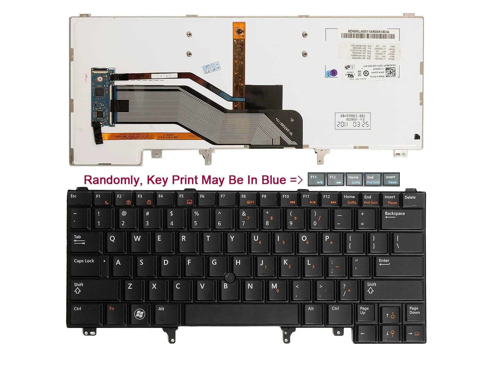 Dell Latitude E6320 E6420 E5420 backlit Laptop Keyboard CN5HF