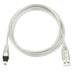 USB to Firewire 1394 4 Pin Ilink Adapter Cable (5ft)