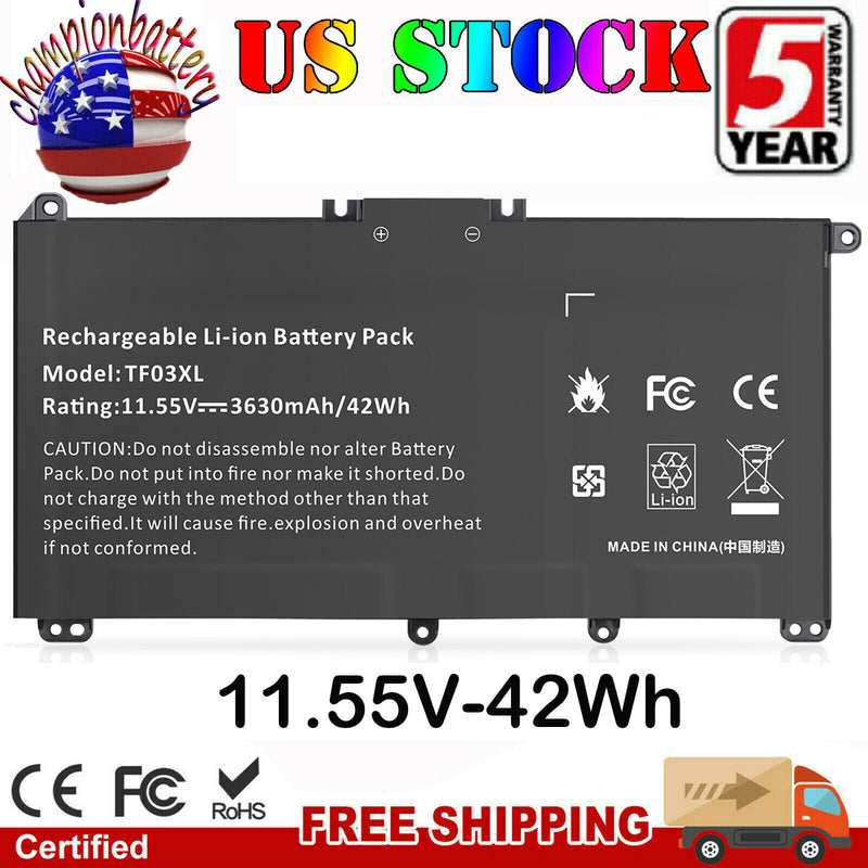 Battery For Hp Pavilion 15-Cc123Cl 15-Cc561St 17-Ar050Wm Hstnn-Lb7L Hstnn-Ub7J