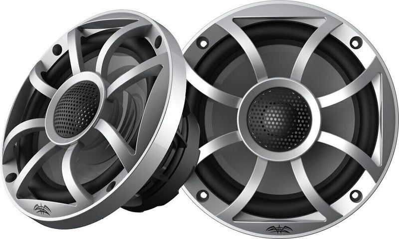 Wet Sounds Recon 5-S 5.25" Marine Speakers w/ Silver XS Grill