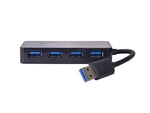 4 Port Usb 3.0 Hub Splitter With Charger And Power Adapter