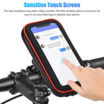 Waterproof Bike Cycling Handlebar Cell Phone Mount Holder Motorcycle Bicycle Bag