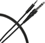 Livewire Essential Interconnect Cable 3.5 mm TRS Male to 1/4 TRS Male 5 ft. Blk