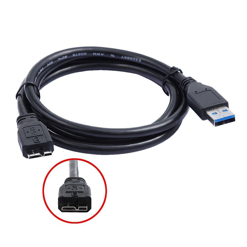 Usb 3.0 Data Sync Cable For Buffalo Ministation Plus Hd-Pnt500U3B Hd-Pnt1.0U3B