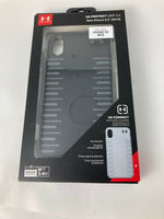 Under Armour Ua Protect Grip Case For Apple Iphone Xs Max 6.5" Gray Black New