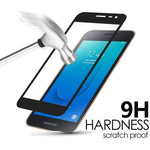 Samsung Galaxy J2 Core Black Tempered Glass Real Shatterproof Screen Protector