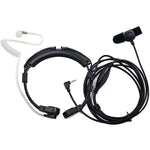 Throat Mic Earpiece Headset For Cobra Two Way Radio Walkie Talkie 1 Pin New