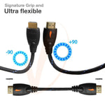 Hdmi Cable Video Cables Gold Plated 1.4 1080P 3D Cable For Hdtv Splitter 25Ft