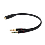 Headset Adapter, 3.5Mm Jack Headphone Splitter Ctia Headphone Adapter Mic And...