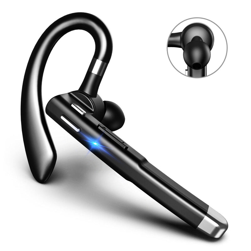 Trucker Wireless Bluetooth 5.0 Earpiece Headset Mic Earbud Noise Cancelling Usa