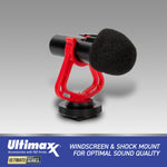 Ultimaxx Wireless Lavalier Microphone Bluetooth for iPhone Android iPad Vlogging