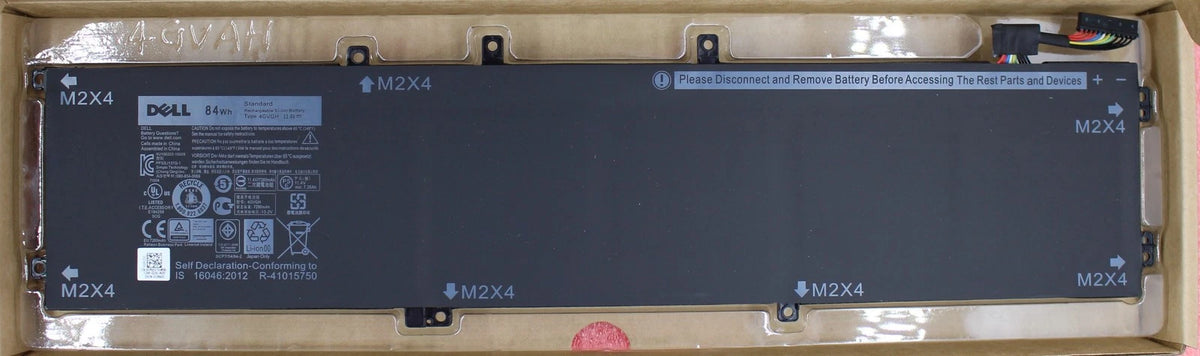 Genuine Dell 4GVGH Battery 84Wh OEM Laptop Replacement Rechargeable Battery
