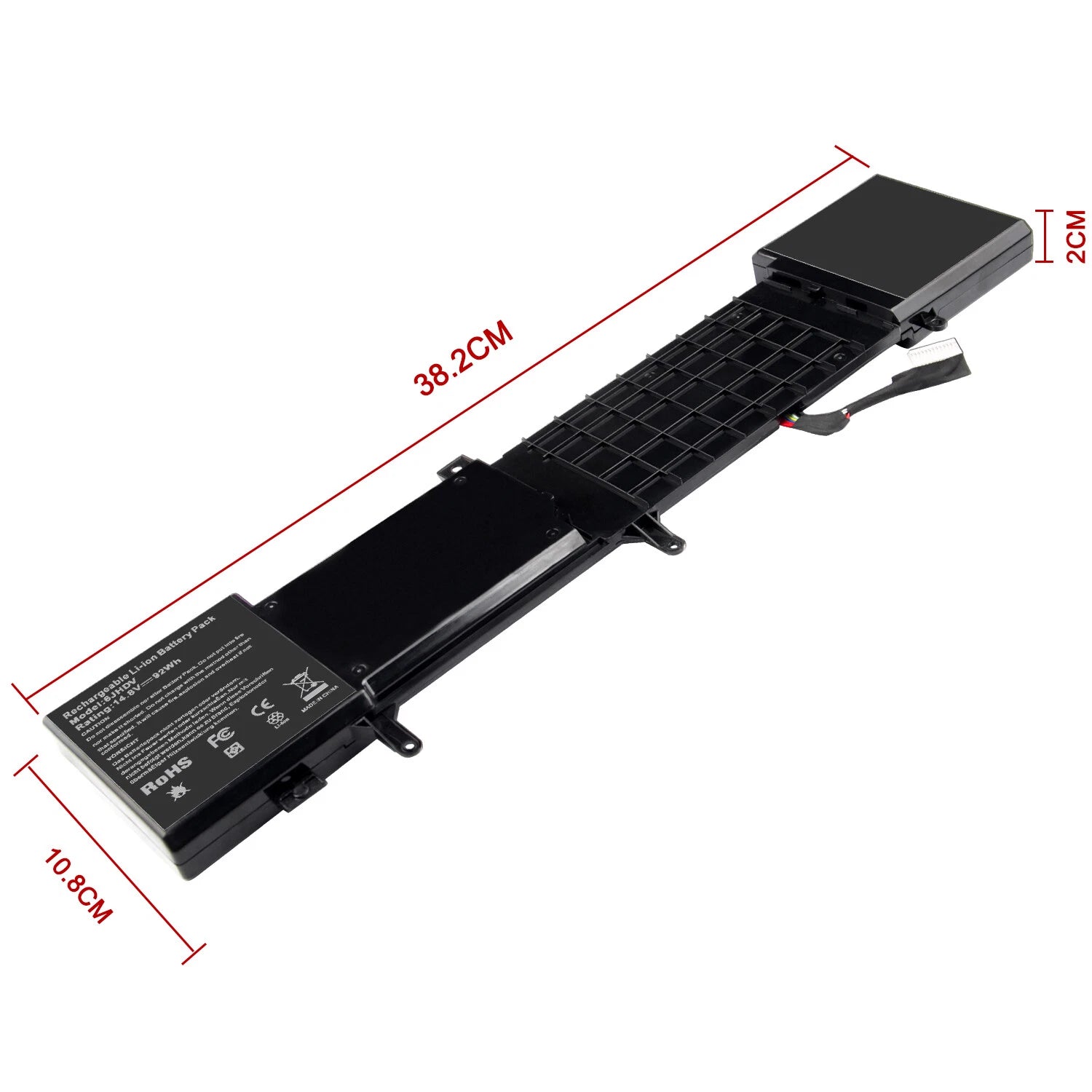 Dell Alienware 17 R2 Battery YKWXX 5046J 6JHDV 14.8V 92Wh Genuine OEM Replacement