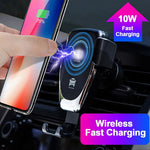 Wireless Car Charger Dock Air Vent Mount Gravity Holder For Mobile Phone 10W