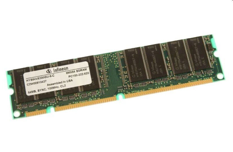 Hys64V8300Gu-8-C - 64M Pc100 Sdram Dimm Module: Cl2 Memory