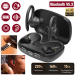 Bluetooth 5.3 Headset Wireless Tws Earphones Earbuds Stereo Headphones Ear Hook