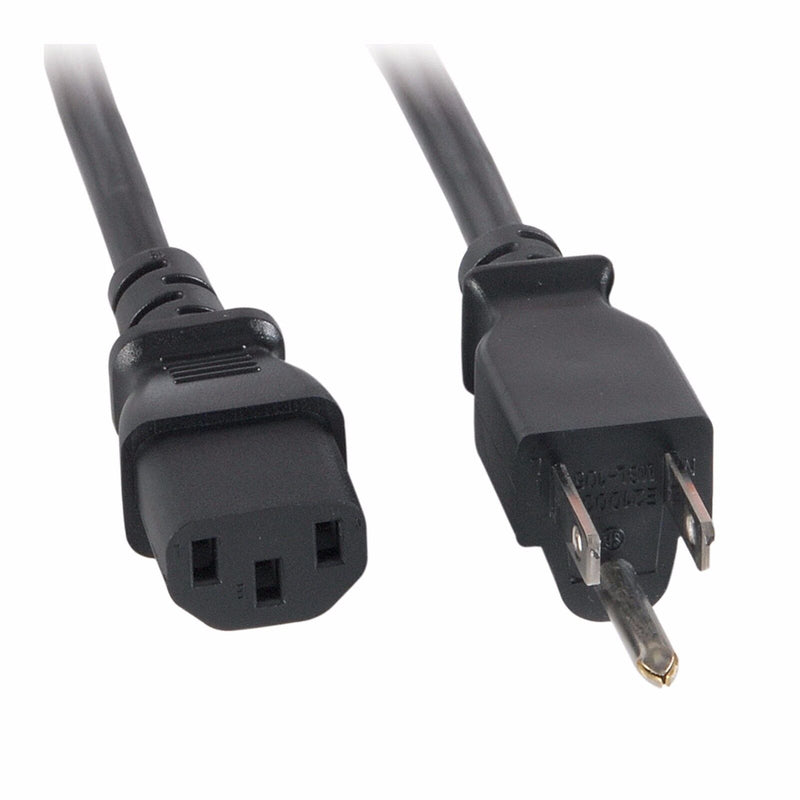 Iec 6 Ft. Power Cord Black 14/3