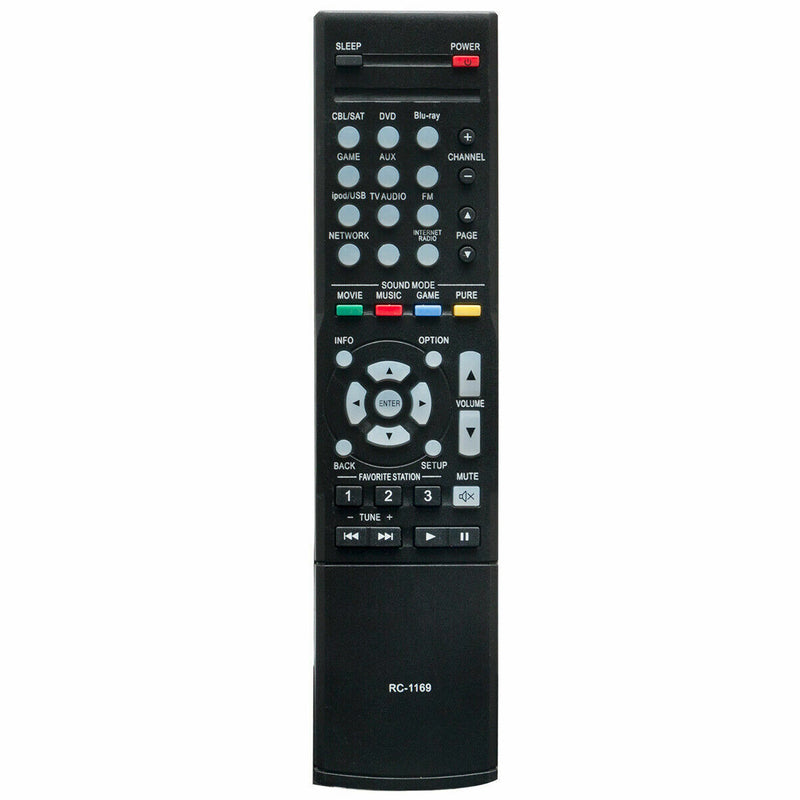 New Rc-1169 Replace Remote Fit For Denon Av Receiver Avr-1713 Avr-1613 Avr1613