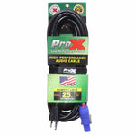 Prox 25Ft Powercon Blue To Edison Male 14Awg Power Cord