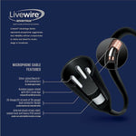 Livewire Advantage XLR Microphone Cable 3 ft. Black