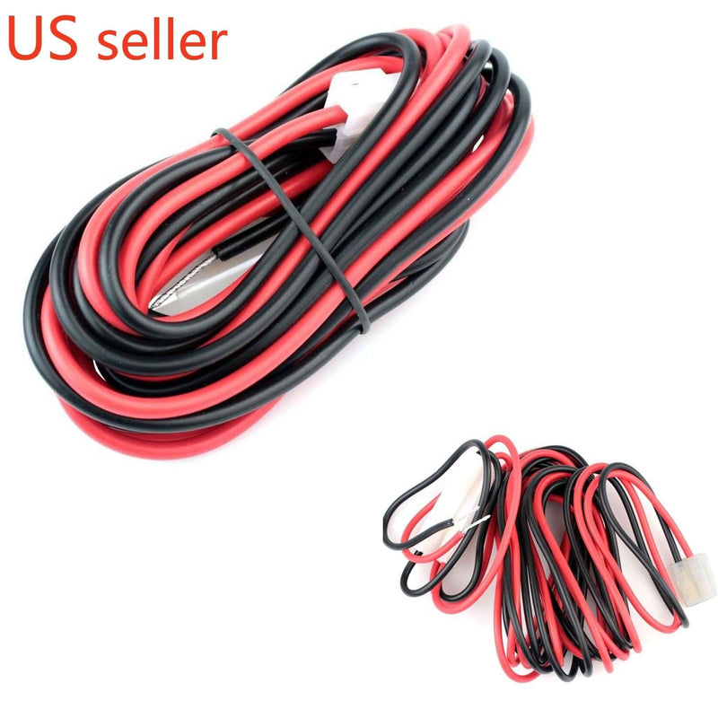 Dc Power Cable T Shape For Kenwood Tm-201B Tm-261A Tm-271 Tm-461 Tm-471 2M