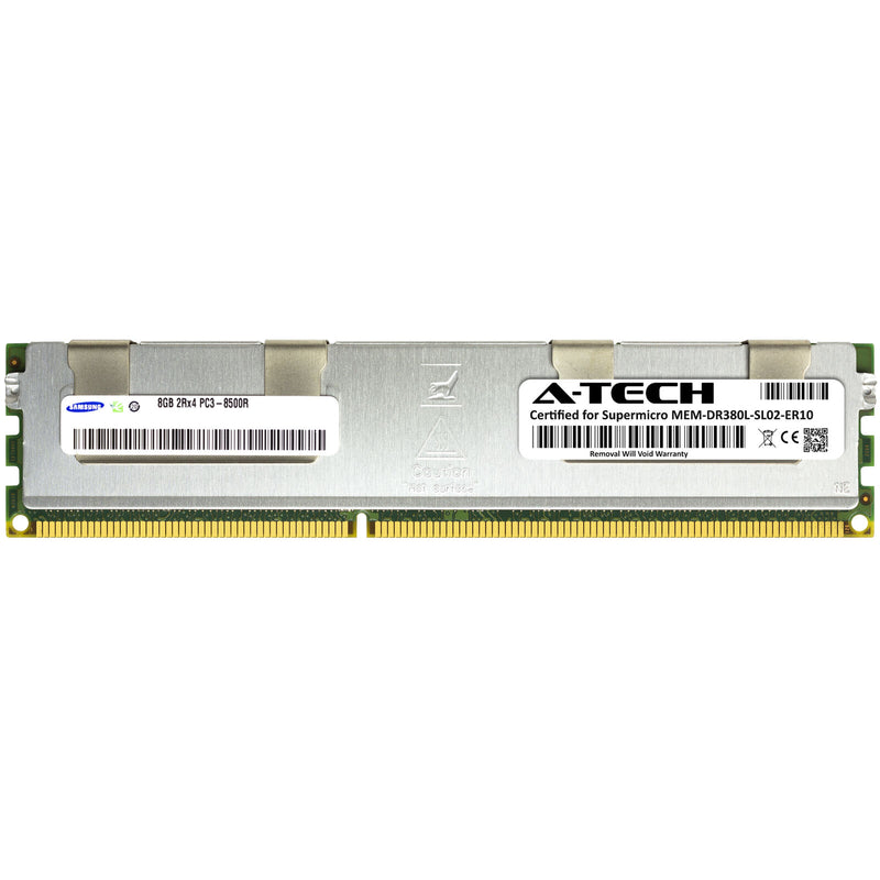 8GB DDR3 PC3-8500R Supermicro MEM-DR380L-SL02-ER10 Equivalent Server Memory RAM