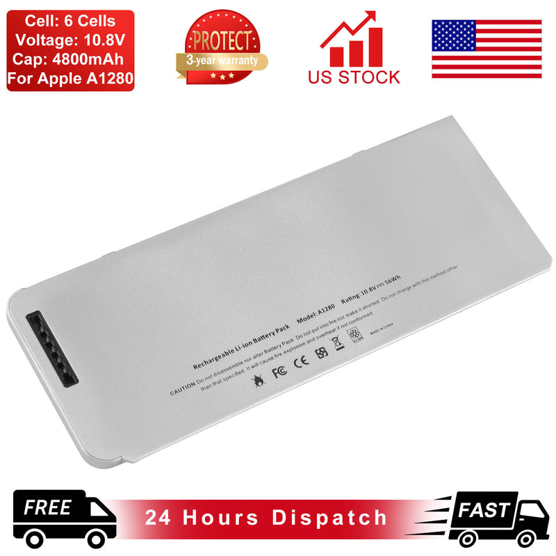 A1280 A1278 Battery For Apple Macbook 13'' Aluminum Unibody (2008 Version) Mb771