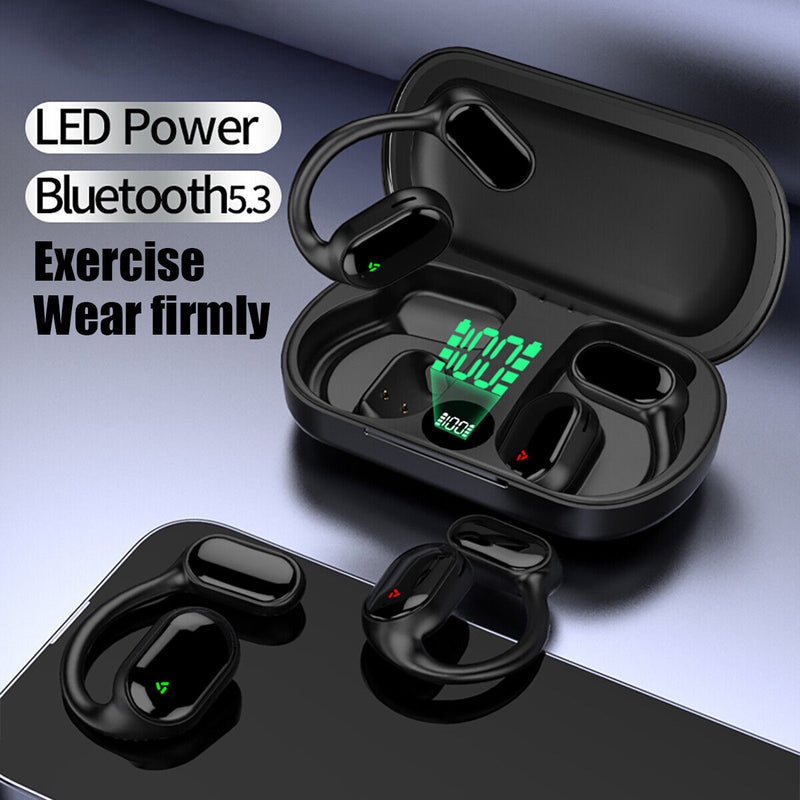 Bone Conduction Headphones Bluetooth 5.3 Wireless Earbuds Outdoor Sport Ear Hook