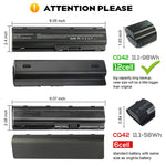 Laptop Battery For Hp Pavillion Dm4 Cq42 Cq56 Cq32 Series 12-Cell G62 G72 G56